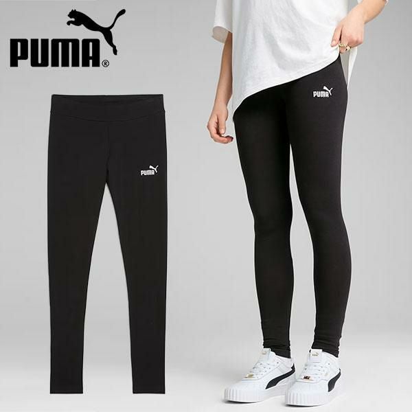 プーマ レディース ロングタイツ PUMA ESS スモール NO.1 ロゴ