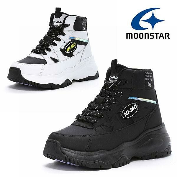 送料無料 ムーンスター 厚底 スニーカー キッズ スノーブーツ MoonStar