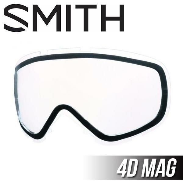 送料無料 スペアレンズ SMITH スミス 交換レンズ 4D MAG LENS CLEAR