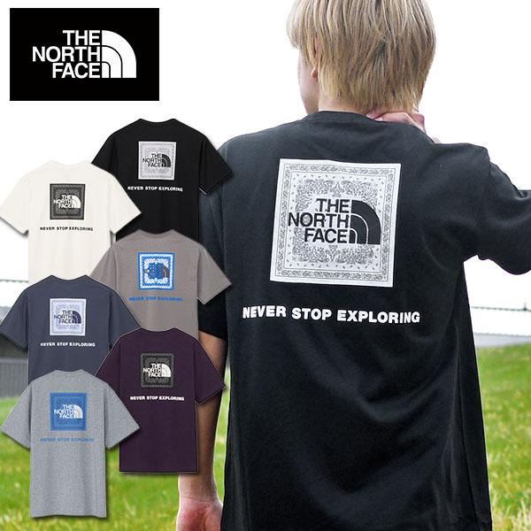 2026春夏新色 ノースフェイス 半袖Tシャツ バンダナ柄 メンズ