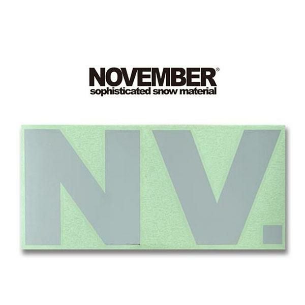 ゆうパケット対応可能！ ステッカー NOVEMBER ノベンバー スノー