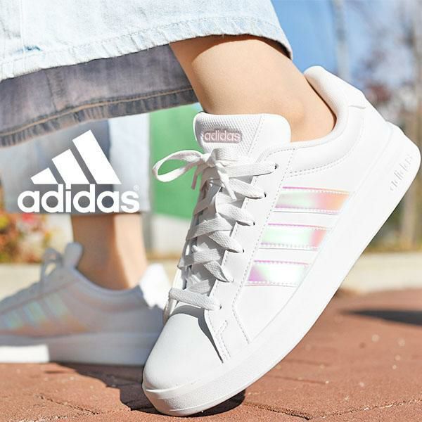 送料無料 アディダス レディース スニーカー adidas GRAND COURT 3.0 J