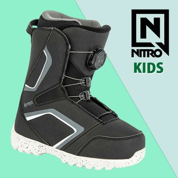 送料無料 NITRO ナイトロ スノーボード ブーツ キッズ ジュニア ユース