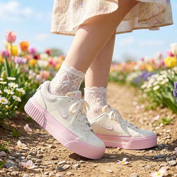 2026夏新作 ナイキ 厚底 スニーカー レディース NIKE コート レガシー
