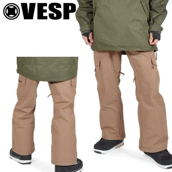 VESP べスプ スノーボード スノボ ウェア パンツ メンズ L オリーブ VESP（ベスプ） スノーボードウェア VPMP1057 スノーパンツ スノボ