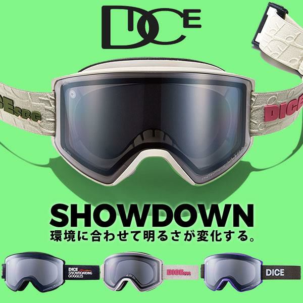 送料無料 スノーゴーグル DICE ダイス SHOWDOWN ショーダウン SD54570